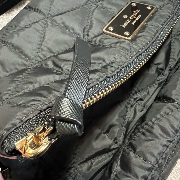 Kate Spade Black Quilted Women's Miri crossbody bag EUC - Picture 5 of 12